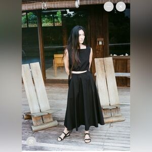 Ozma Field Skirt Black Size Small